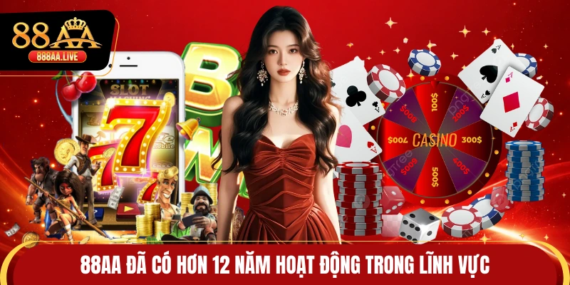 88AA đã có hơn 12 năm hoạt động trong lĩnh vực