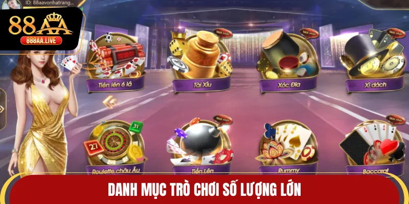 Danh mục trò chơi số lượng lớn