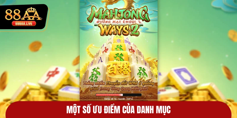 Một số ưu điểm của danh mục