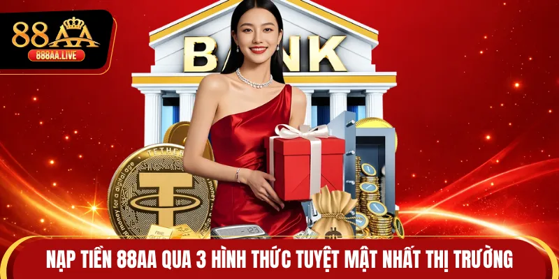 Nạp Tiền 88AA Qua 3 Hình Thức Tuyệt Mật Nhất Thị Trường
